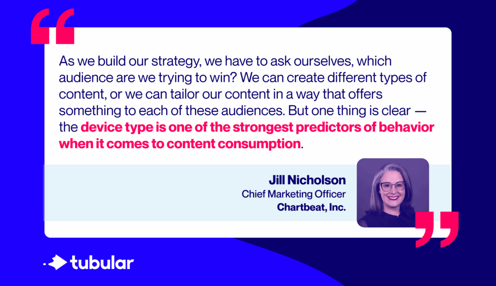 Quote by Jill Nicholson about social video trends 